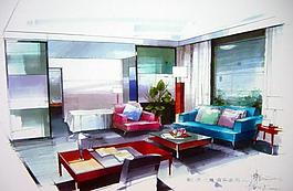 室內(nèi)設(shè)計(jì)手繪效果圖圖片