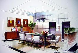 室內(nèi)設(shè)計(jì)手繪效果圖圖片