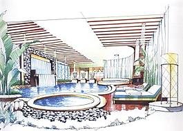 室內(nèi)設(shè)計(jì)手繪效果圖圖片