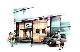 室內(nèi)設計手繪效果圖圖片