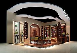 茶葉展位設(shè)計(jì)圖片