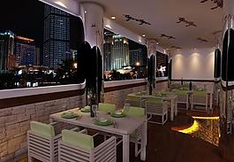 餐厅渲染效果图图片