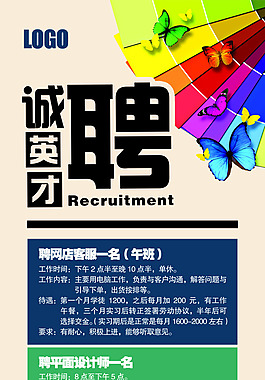招聘易拉寶