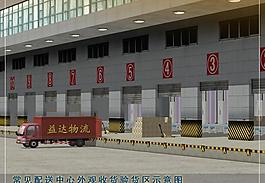 配送中心外觀收貨驗貨區(qū)圖片