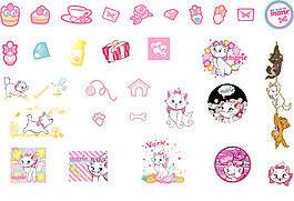 Disney 卡通瑪莉貓 icons