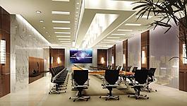 辦公空間效果圖圖片