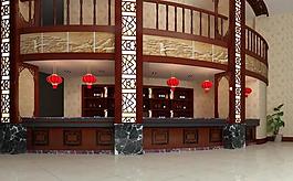 吧臺效果圖圖片