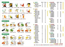 奶茶菜單