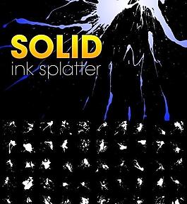 solidinksplatter噴濺效果photoshop筆刷圖片