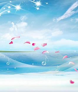 海阔天空 梦幻 移门图片