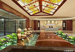 酒店水療會(huì)所設(shè)計(jì)效果圖圖片