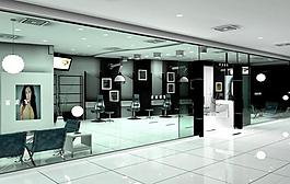 理發(fā)店效果圖圖片