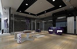 服裝專賣店效果圖圖片