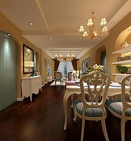 地中海風(fēng)格餐廳圖片