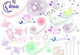 夢(mèng)幻蝴蝶筆刷圖片