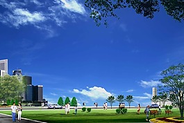 ps后期效果圖處理素材配景類