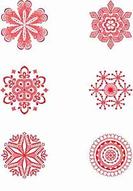 矢量雪花