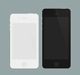 扁平化iphone圖片
