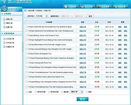 旅游客戶訂單管理系統圖片