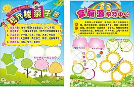 幼兒園宣傳單頁(yè)