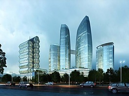 馬來西亞辦公樓3D效果