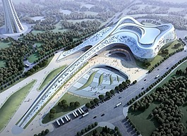 內蒙古鄂爾多斯展覽館3D效果展示圖片
