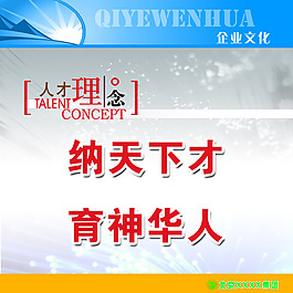 企業文化上墻展板