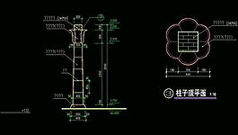 歐式構(gòu)造 立面柱圖片