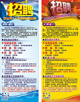 招聘海報(bào)