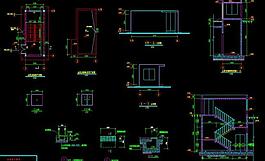 水泵房楼梯 排水沟 集水坑详图图片