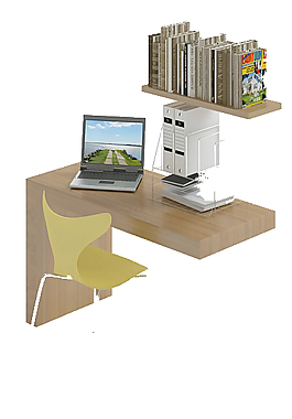 書房家具模型