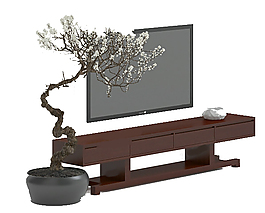 電視柜模型素材