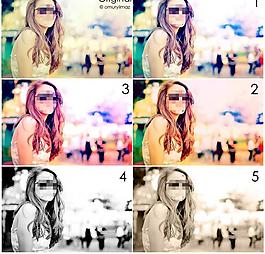 影樓ps調色動作圖片