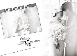 婚紗模板模板下載