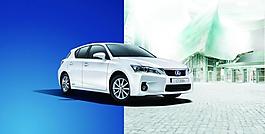 雷克薩斯油電混合動力新生代轎車ct200h圖片