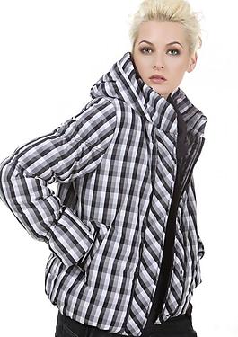 服裝模特格子服飾圖片