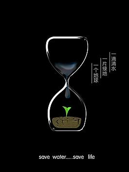 節(jié)約用水公益海報圖片