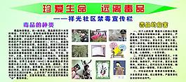 毒品 吸毒 生命 危害 公益 宣傳欄 版報圖片