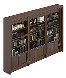 書柜模型素材
