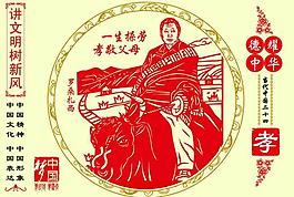 一生操勞孝敬父母圖片