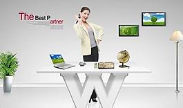 辦公桌 現(xiàn)代 商務(wù)圖片