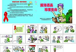 防艾宣傳吸毒篇圖片