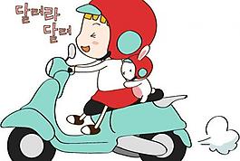 騎摩托車圖片