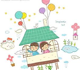 飛行屋子圖片