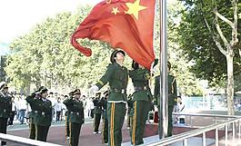 升國旗圖片