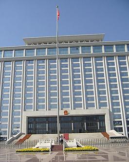 寧夏人民廣場國旗圖片
