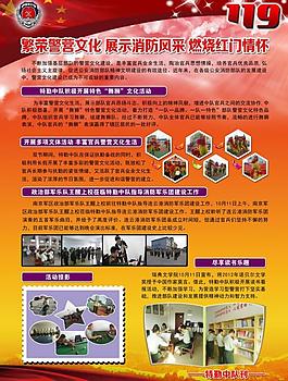 消防展板图片
