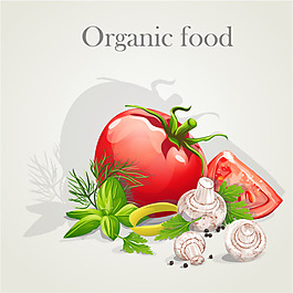 精美蔬菜插畫矢量素材