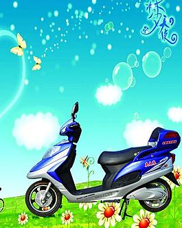 電動車廣告圖片