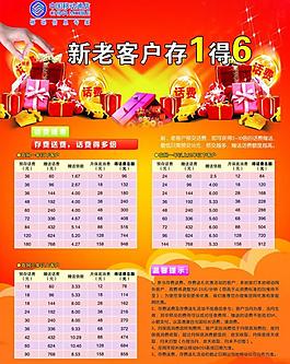 中国移动预存话费海报图片